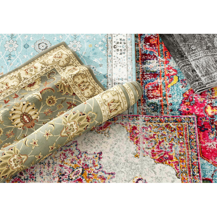 Three Posts Boulder Brook Duck Egg/Blue Rug & Reviews Wayfair.co.uk